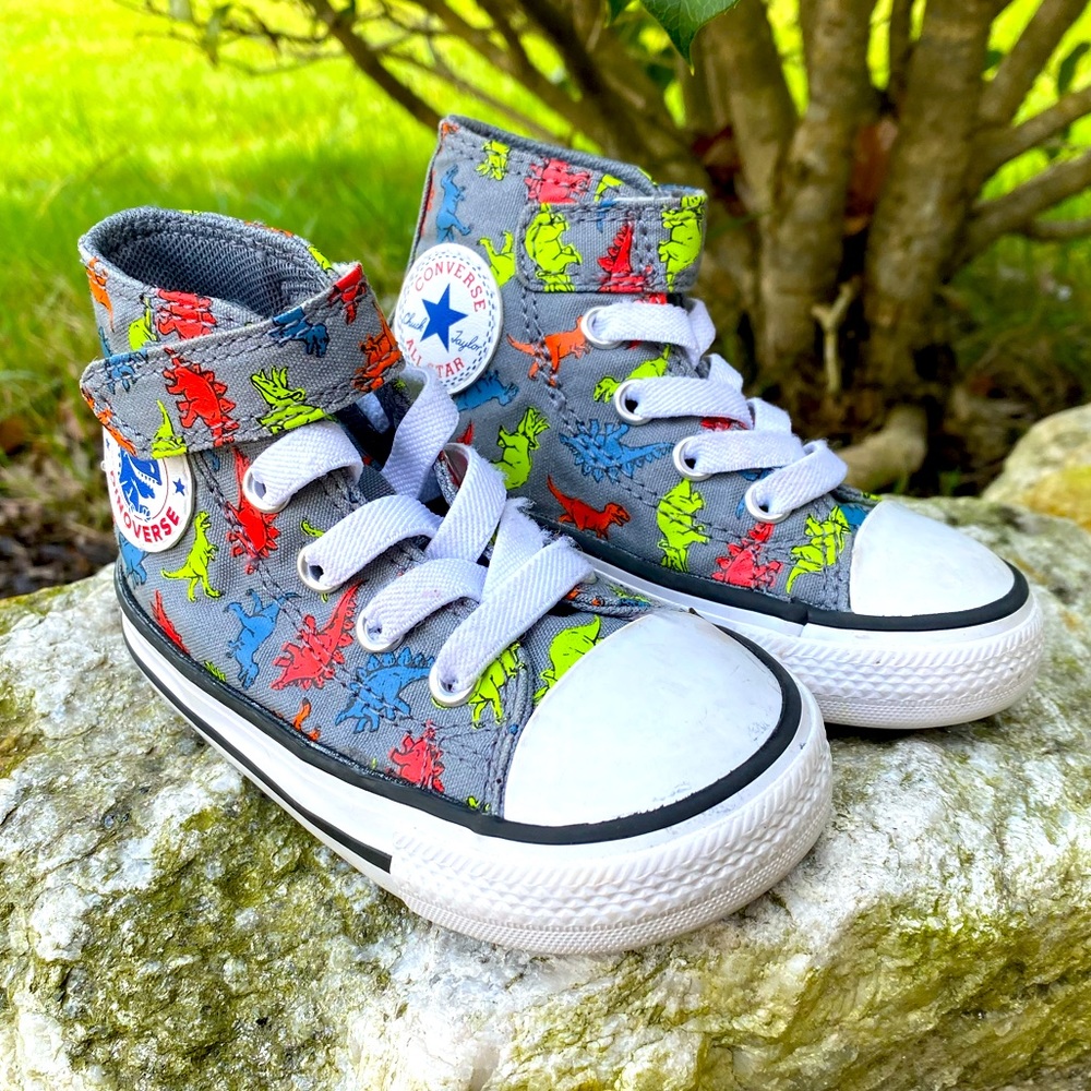 Converse Dinoverse high-top shoes